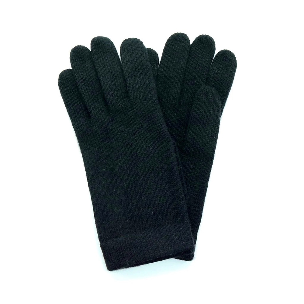 NWT Portolano Cashmere 9" Gloves in Black